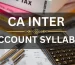 ca inter accounts syllabus