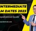 CA Intermediate Exam Dates 2023