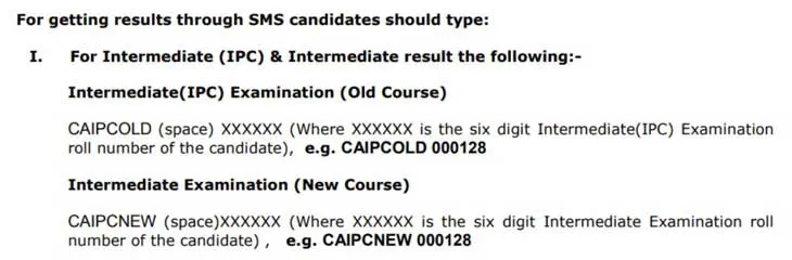 icai ca inter result