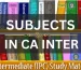 ca inter subjects, SUBJECTS in ca inter